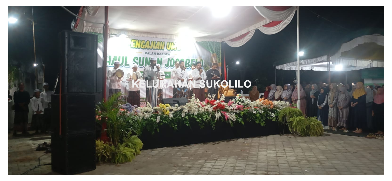 Gema Sholawat dan Doa Bersama Warnai Peringatan Haul Sunan Jogobelo Kelurahan Sukolilo