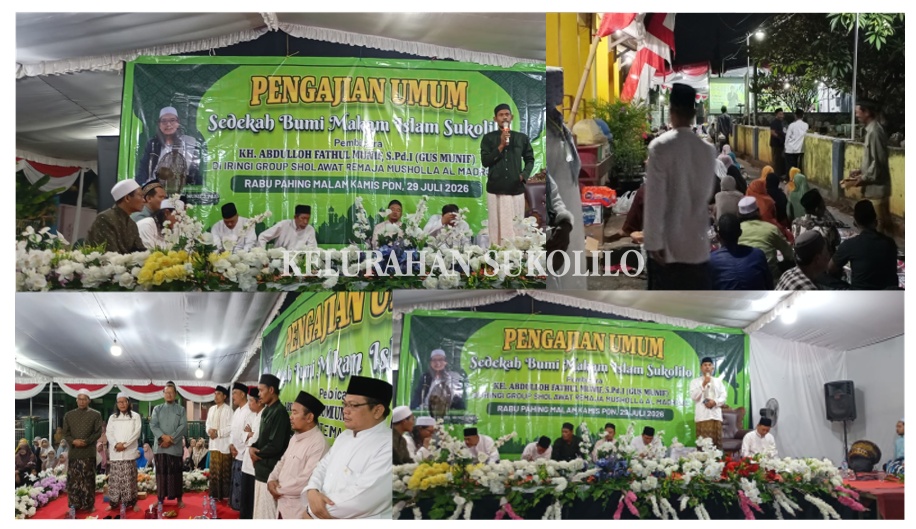 Rajut Kebersamaan, Sedekah Bumi Makam Islam Kelurahan Sukolilo Berlangsung Lancar